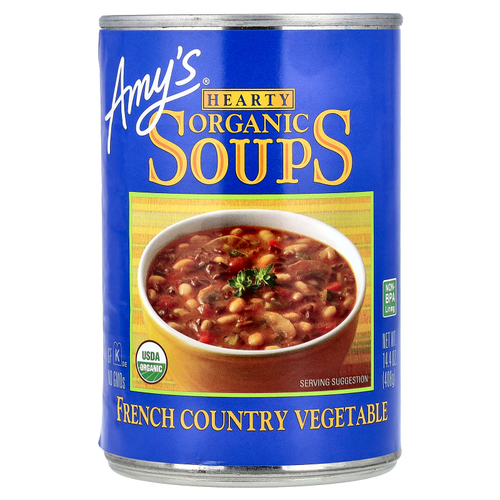 Amy's, Hearty Organic Soups, французские овощи, 408 г (14,4 унции)