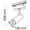Трековый светодиодный светильник для магнитного шинопровода Maytoni Track Lamps TR019-2-10W3K-B