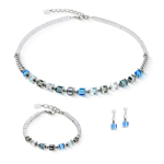 Серьги Coeur de Lion Blue-Silver 2100/21-0717