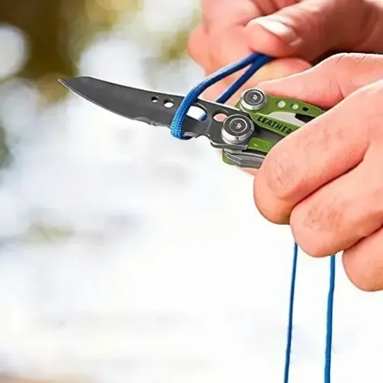 Мультитул-инструмент Leatherman Мод. Skeletool MOSS GREEN (7 инструментов)(10см)(142г.)