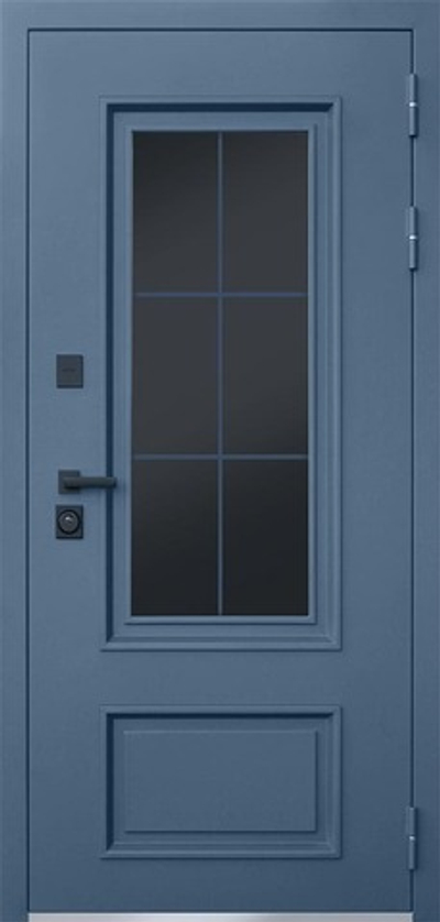 Входная дверь для частного дома со стеклопакетом - 1069
