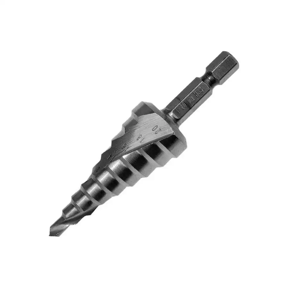 Сверло ступенчатое HSS со спиральным желобком, 4—20, 1/4" Makita D-40157