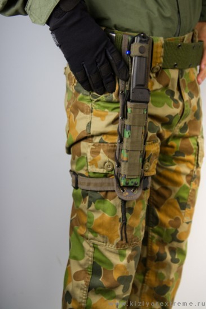 MOLLE TB2 Camo Прорезиненный ремешок