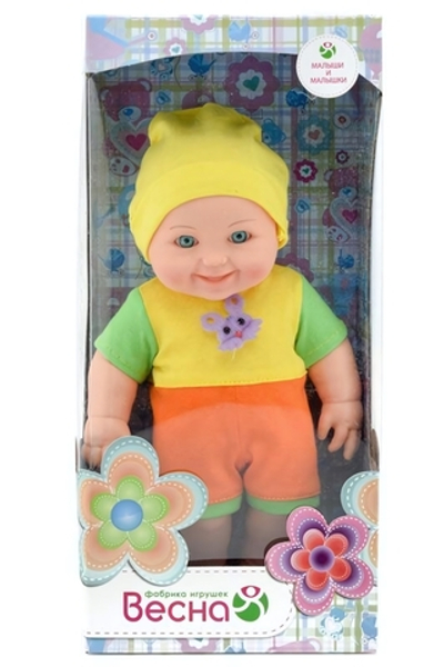 Пупс Малыш 9 мальчик нов. коробка 30см. (Весна)