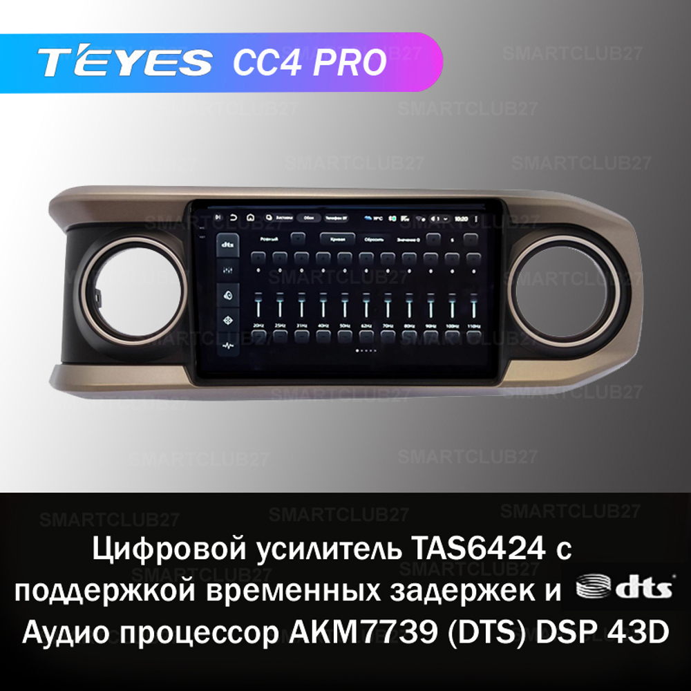 Teyes CC4 Pro 10,2" для Toyota Tacoma 2015+