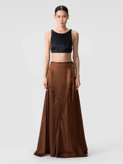 Юбка макси в полоску OLA OLA