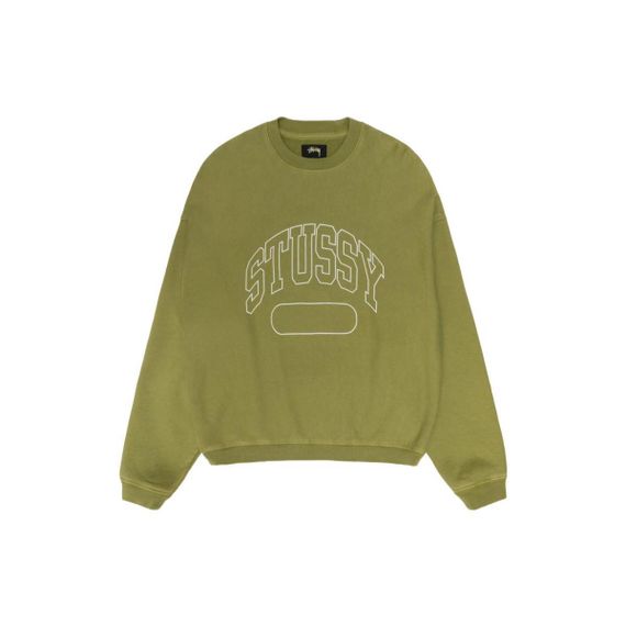 Stussy FW23 VARSITY OVERSIZED CREW Logo