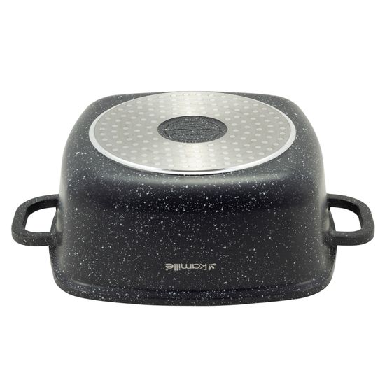 Набор посуды 6 предметов с прихватками Kamille KM 4435 из литого алюминия