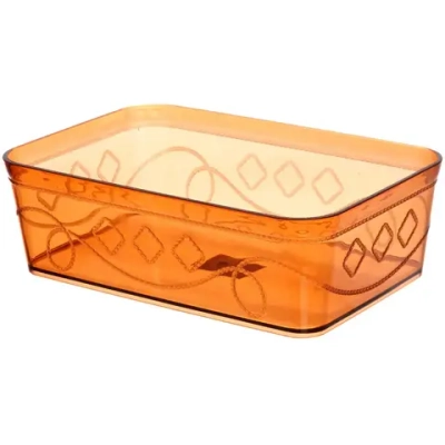 Контейнер для хранения «Пинто», цвет коричнево-красный, 25*17*8см