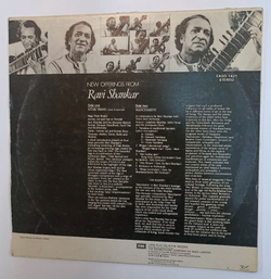 Винтажная виниловая пластинка LP Ravi Shankar New Offerings From Ravi Shankar (Индия 1984)