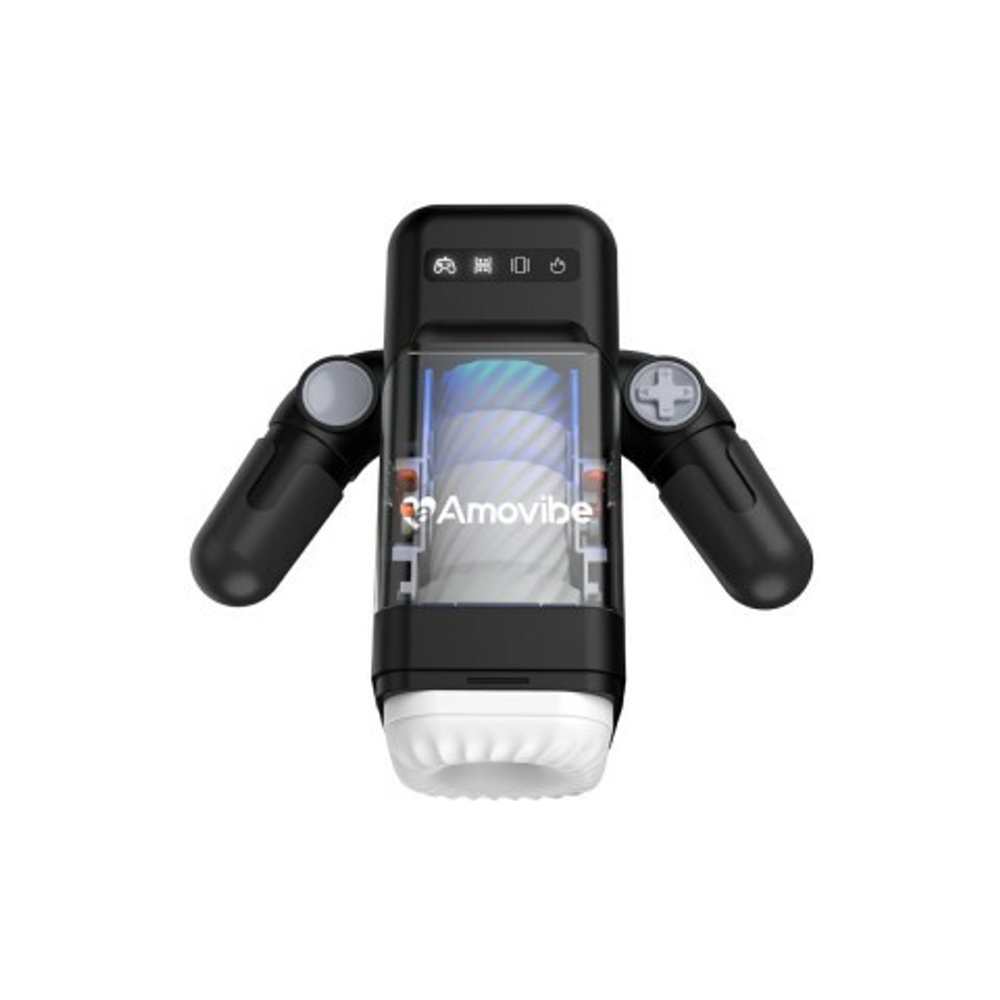 Инновационный робот-мастурбатор Game Cup (чёрный) от Amovibe