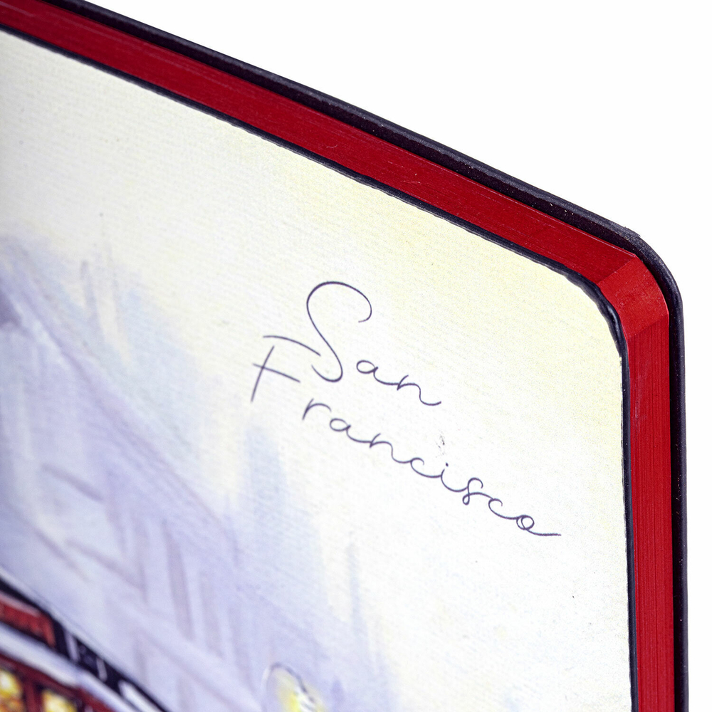 Блокнот А5 (143x210 мм) BRAUBERG VISTA "San Francisco" под кожу гибкий 80 л. (2 штуки в упаковке)