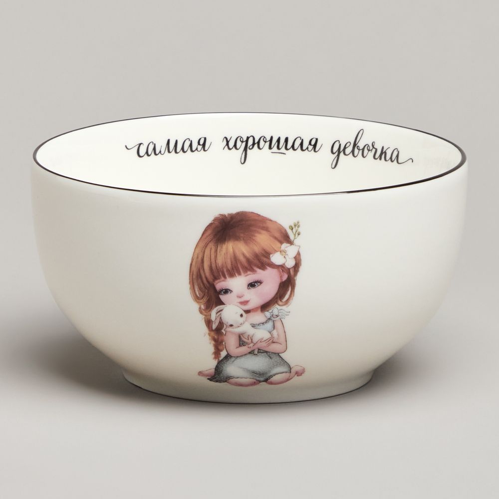 НАБОР ПОСУДЫ LEFARD ХОРОШАЯ ДЕВОЧКА, 3 ПР.: САЛАТНИК 470МЛ, ТАРЕЛКА 20СМ, КРУЖКА 220МЛ