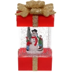 Сувенир с подсветкой «Волшебство» 10*10*18 см, красный (питание от USB и батареек)