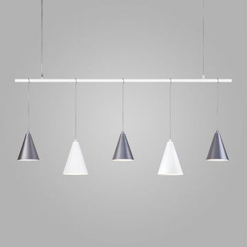 Подвесной светильник 50088/5 белый/серебро Castle Eurosvet