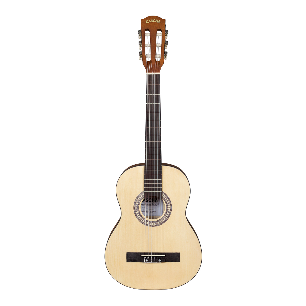 CASCHA HH 2354 Student Series Classical Guitar 1/2 Set (чехол и 3 медиатора в комплекте)