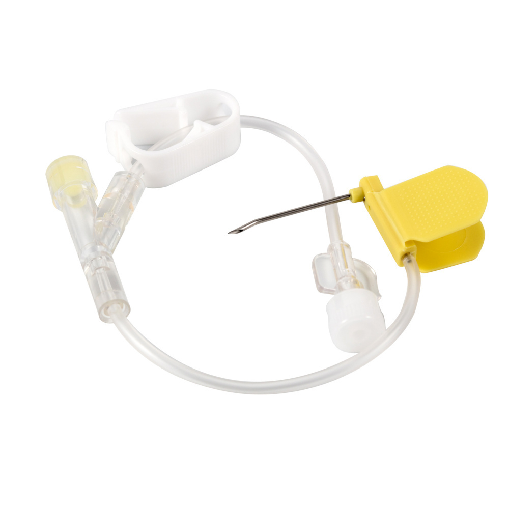 Набор для инфузии. Игла Губера 20G*20 мм с крыльями, инфузионной линией и Y-коннектором KDL