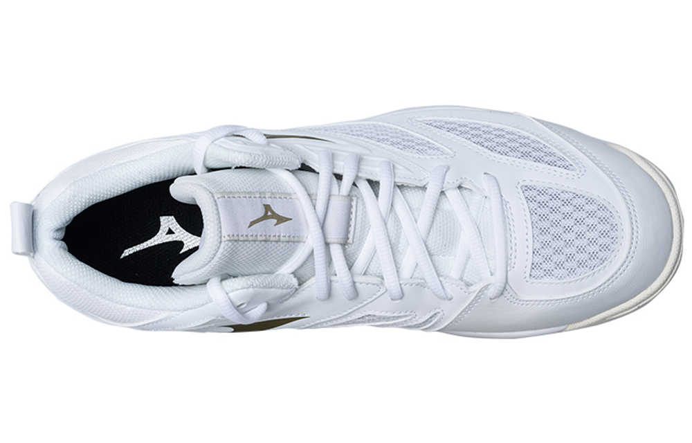 Mizuno Dynablitz Mid "White Gold"