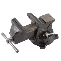 Тиски стальные поворотные с наковальней 4''-100мм RockForce##Rock FORCE RF-6540304