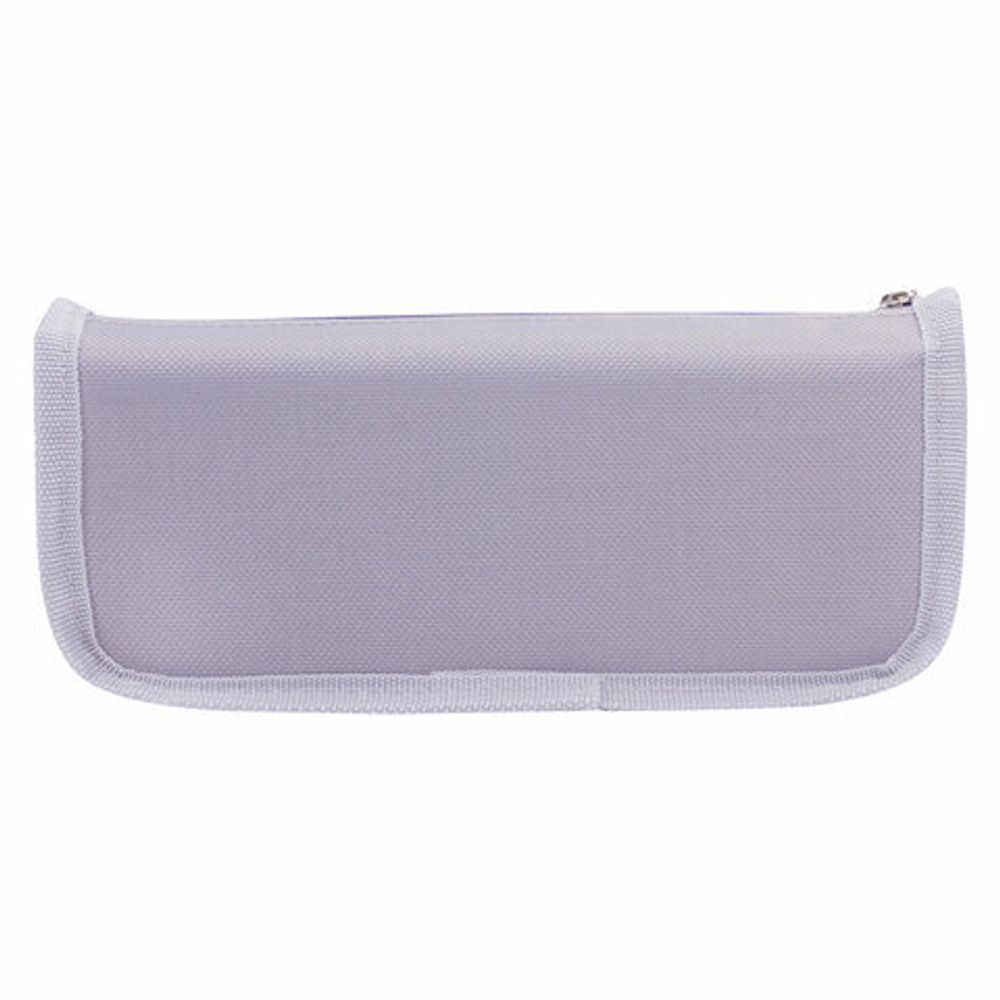 Пенал ЮНЛАНДИЯ для мальчиков, 2 отделения, мягкий, "Машина", серый, 21х6х9 см, 228983