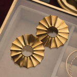 Серьги СОЛНЦЕ позолота