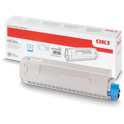 Тонер-картридж Oki MC853/MC873/MC883 cyan (7.3K) 45862851/45862839