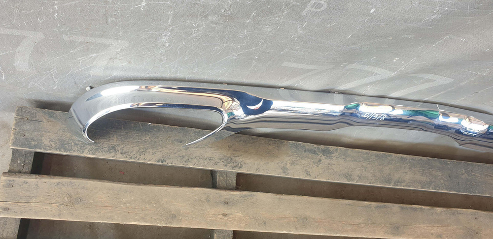 Накладка юбки заднего бампера Mercedes GLC (X253) 15-19 Б/У Оригинал A2538852325