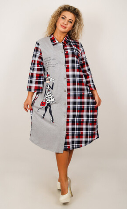 Халат Комплект кулирка (пуговки) М318