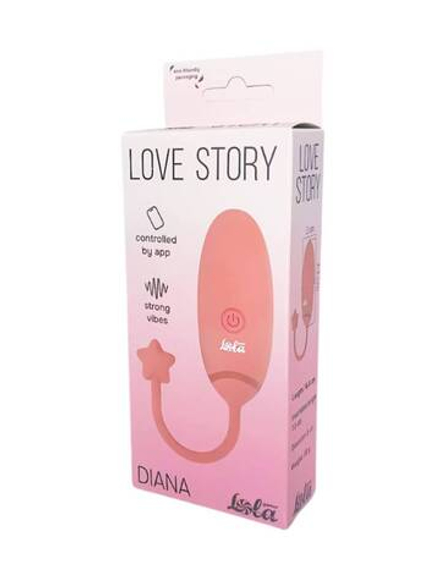 Вибро яйцо с приложением Diana Love Story Pink 3014-01lola