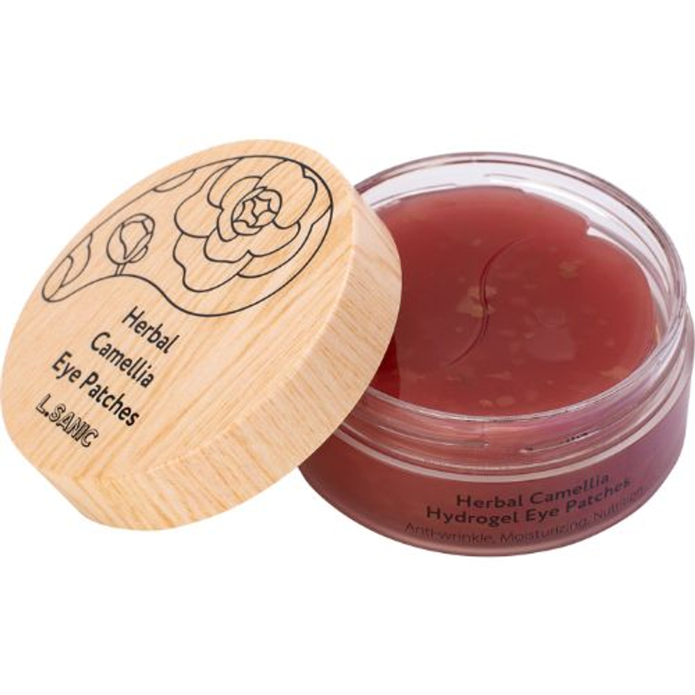L.Sanic Гидрогелевые патчи с экстрактом камелии Herbal Camellia Hydrogel Eye Patches 60 шт