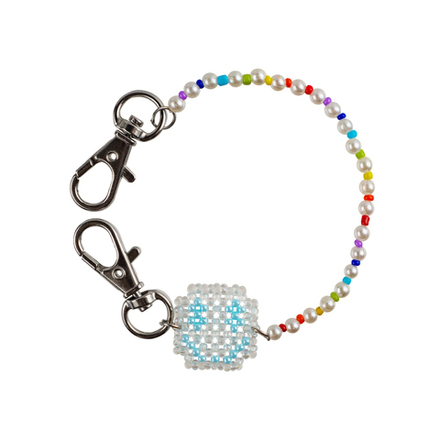 transparent smiley bracelet