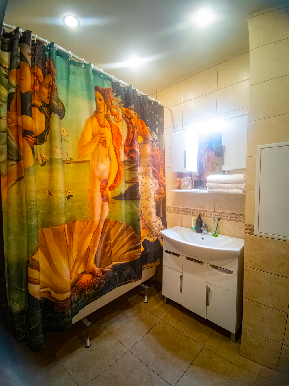 Комплект штор «Рождение Венеры», по мотивам картины Боттичелли