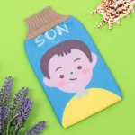 Мочалка - варежка массажная детская «Premium - МОЯ СЕМЬЯ», сыночек, 24,5*15,5см (ZIPпакет)