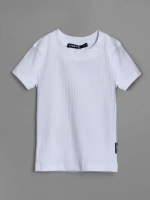 Белая футболка для девочки базовая