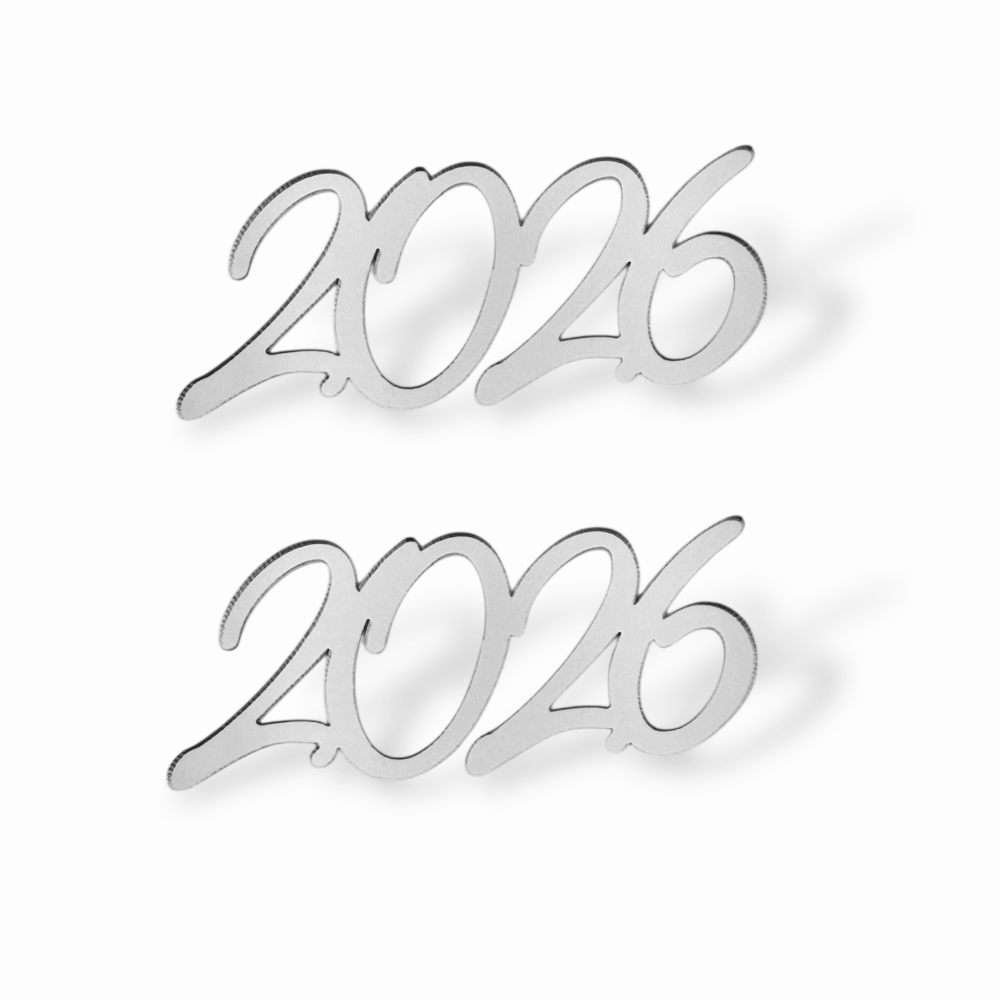 Топпер Мини "2026" ТМ6217 7см 2шт акрил