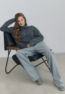 Кашемировый кардиган “Wave”