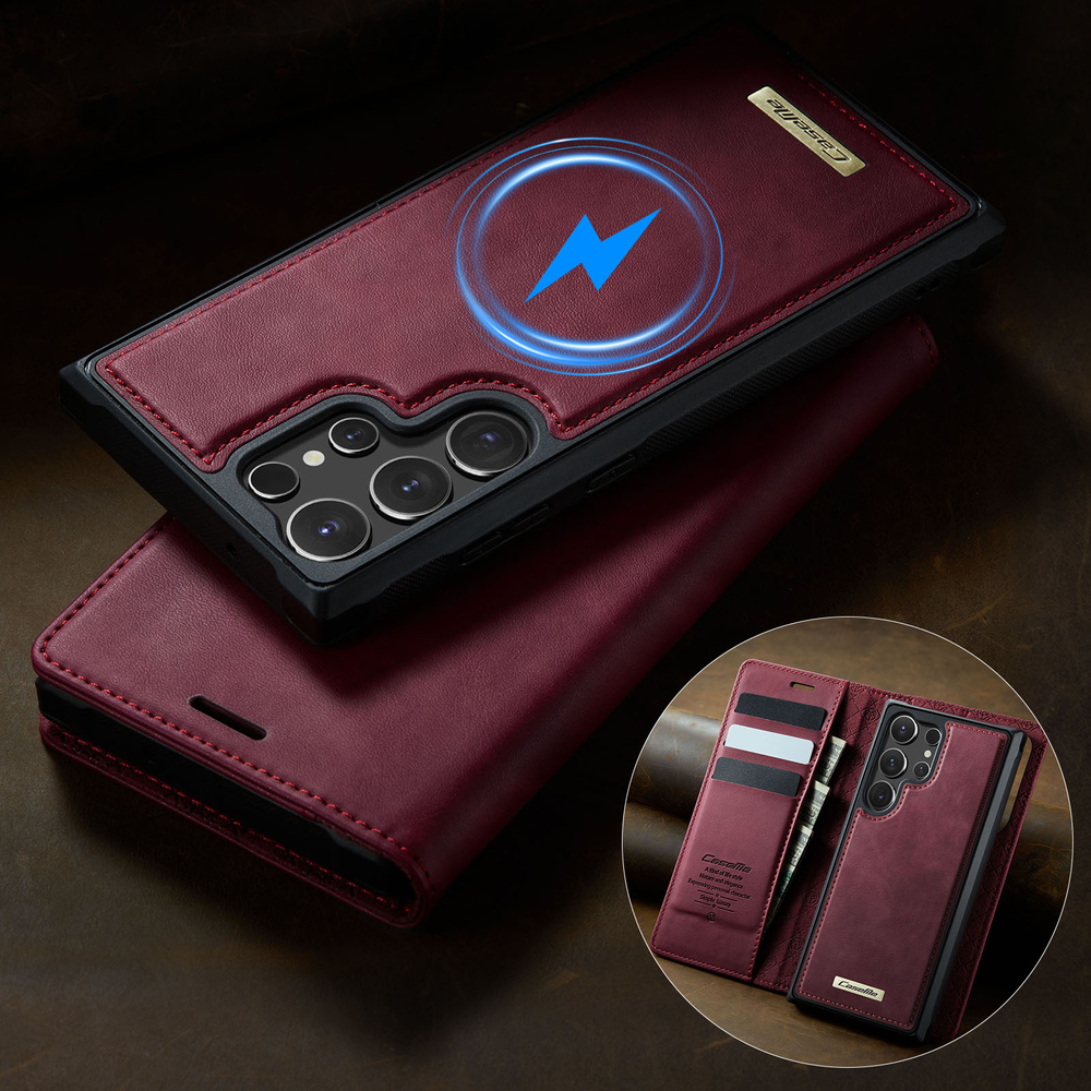 Чехол-кошелек CaseMe 2 in 1 MagSafe Samsung Galaxy S23 Ultra