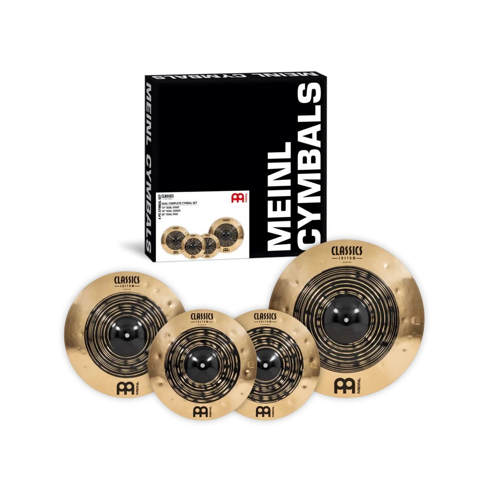 Комплект Тарелок (14" Hi-Hat, 16" Crash, 20" Ride) Meinl Classics Custom Dual Complete Cymbal Set