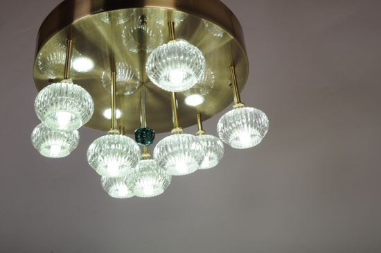 Люстра потолочная MANNE PL.7440-9+4(BR) d50