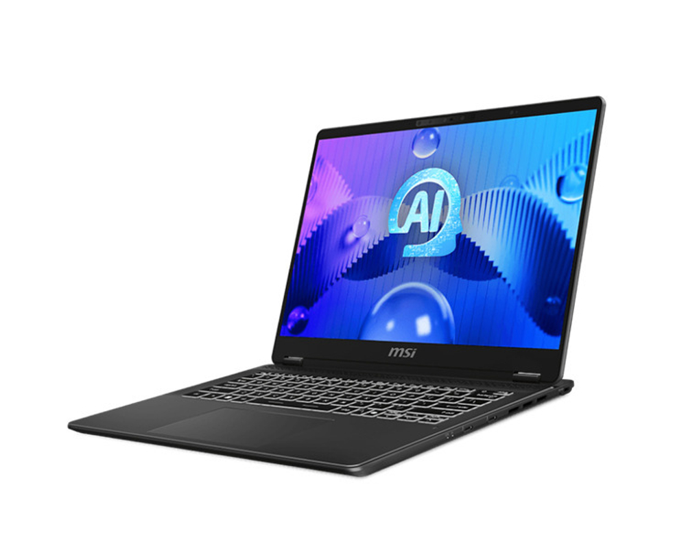 Ноутбук  MSI Prestige 14 AI Evo 14 ", Core Ultra 7, 16 Гб RAM, 512 Гб SSD, Arc graphics, Серый