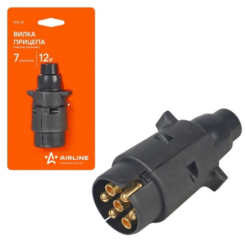Разъем прицепа пластмассовый 7 конт. (вилка) (AIRLINE)