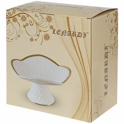 Lenardi 110300 Конфетница на ножке 26см СТЁЖКА в под.уп.(х6)Керамика