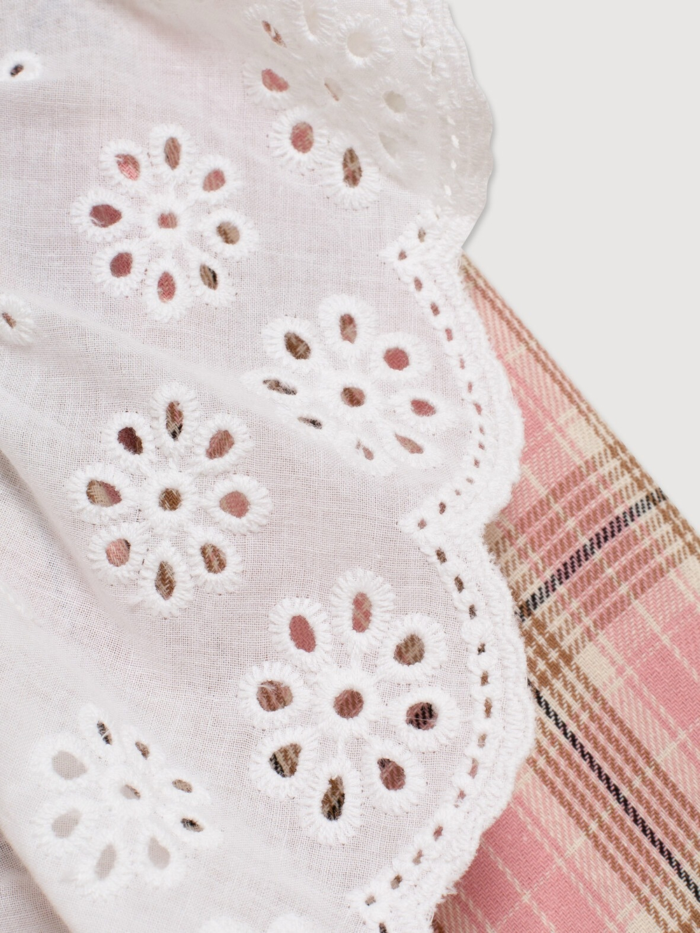 Рубашка с воланом, Розовый