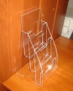 Подставка под буклеты А5 3-х ярусная вертикальная