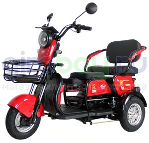 Электроскутер IKINGI SIBTRIKE 1000W (60V/23Ah) - Красный фото №1