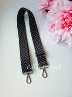 Чёрный ёлочка Ремень для сумки