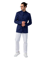 Пиджак медицинский мужской Dr. Nice DRN811 на пуговицах, белый, 52