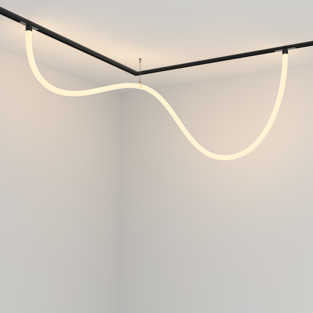 Магнитный трековый светильник Maytoni Tau TR101-2-50W3K-B