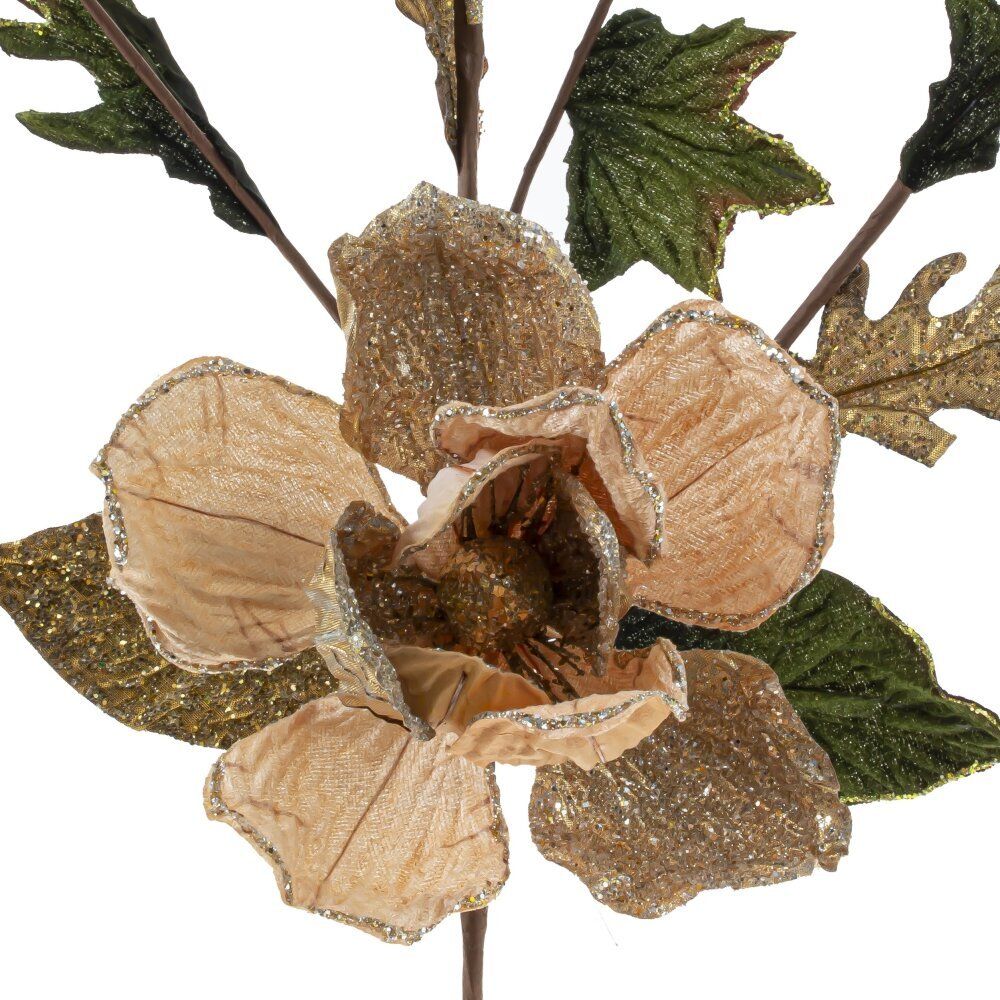 GAEM Цветок искусственный "Магнолия", L11 W11 H59 см