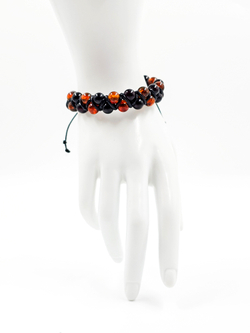 Браслет женский на руку. Янтарь натуральный формованный